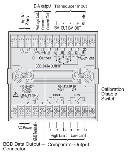 WGA-650B Dimensionen